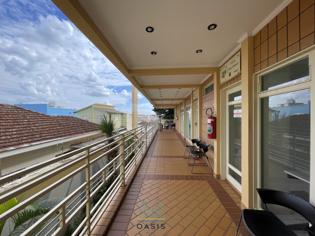 Corredor de acesso do prédio