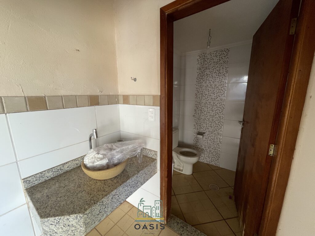 Lavatório varanda casa principal